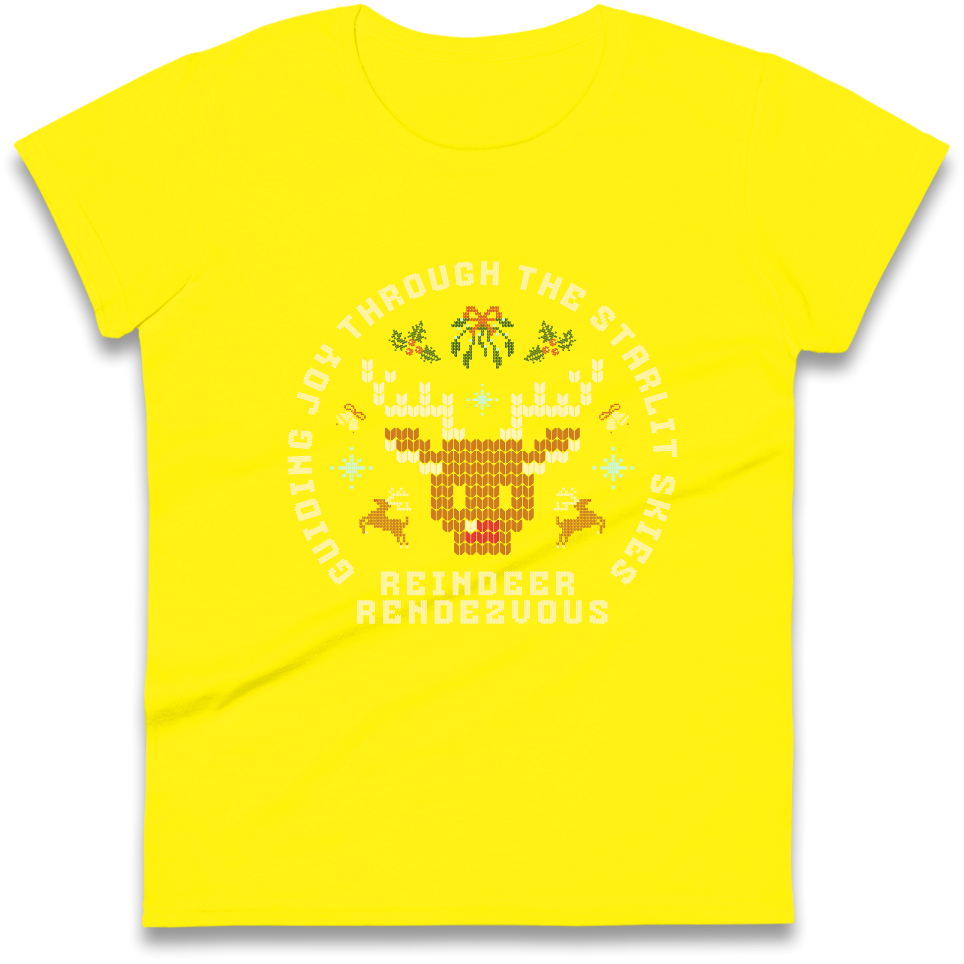 Reindeer Rendezvous Christmas Ladies Shirt