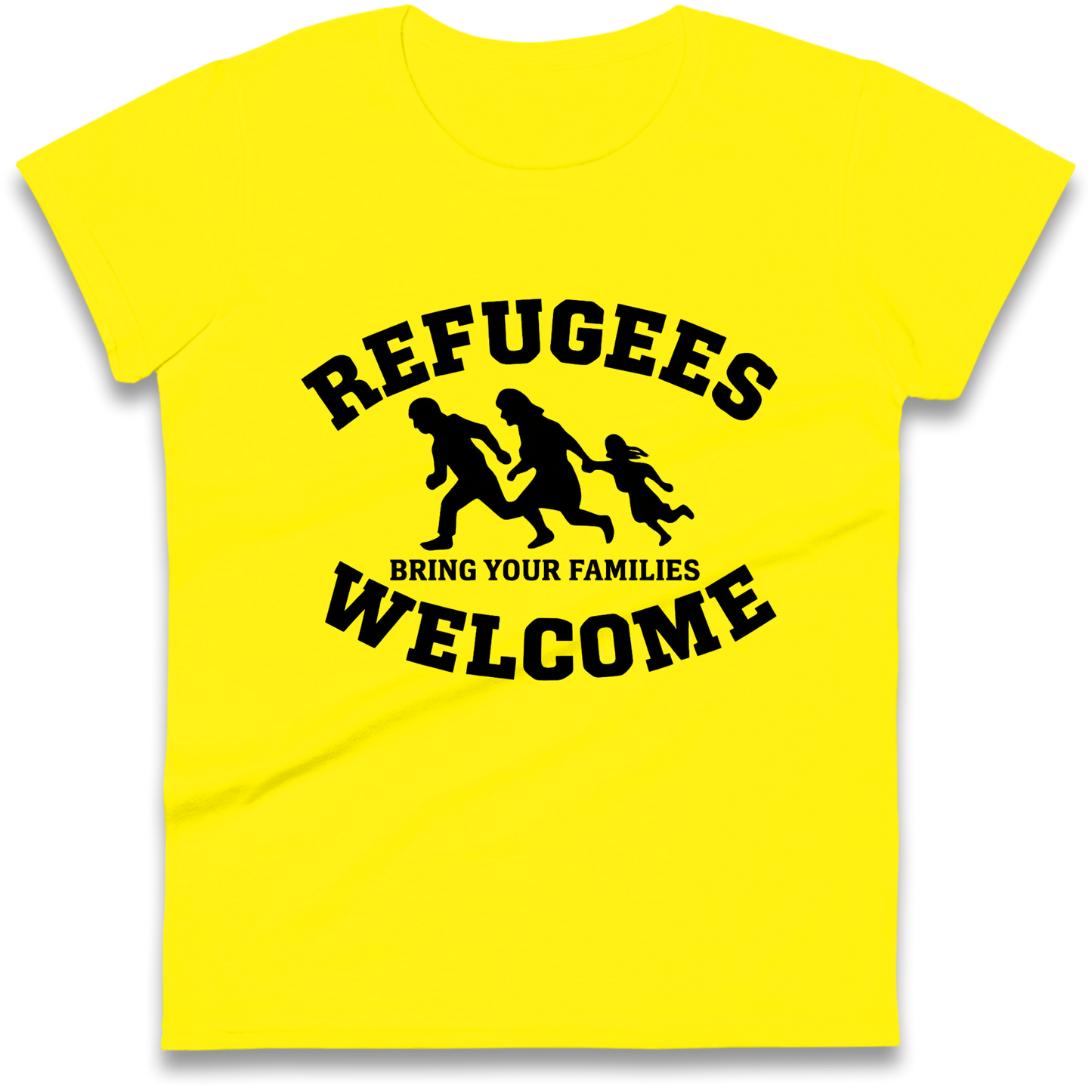 Welcome Refugees Ladies Shirt