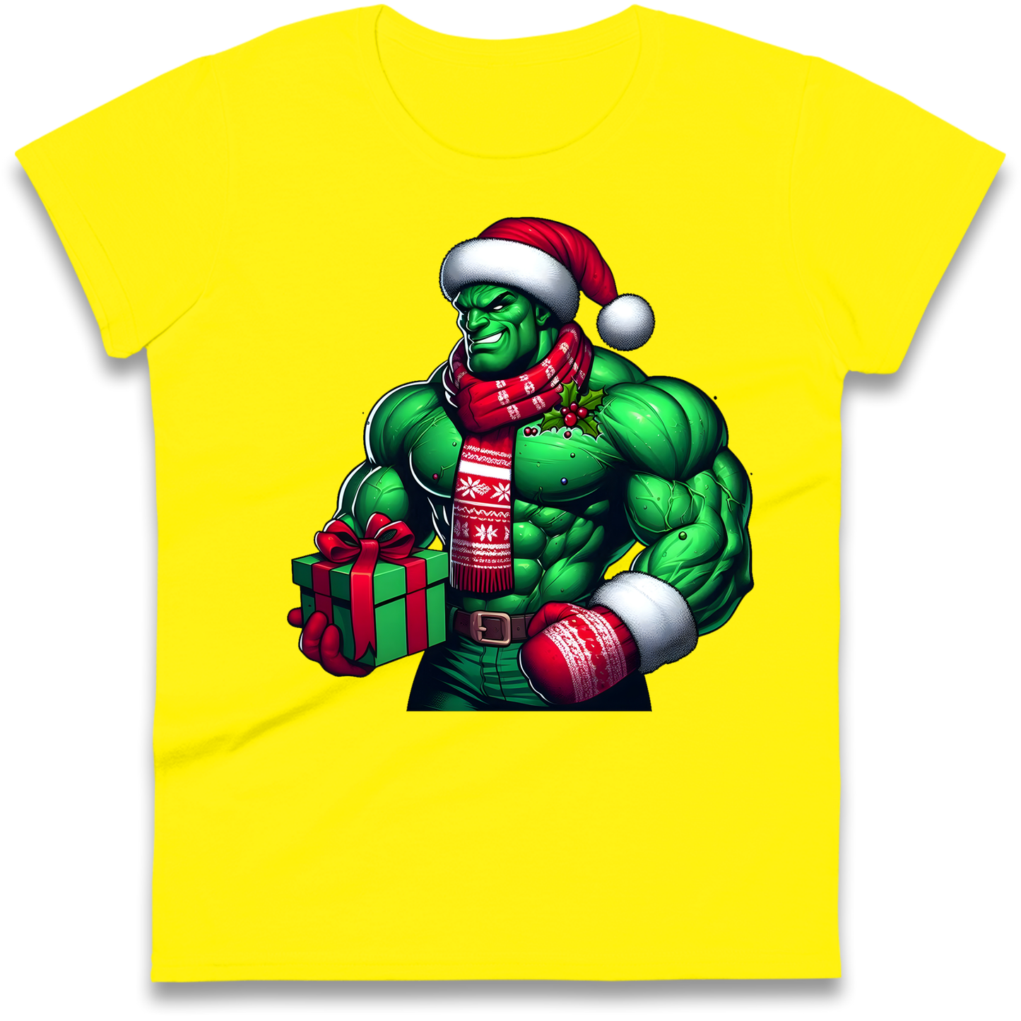 The Hulk Santa Ladies Shirt