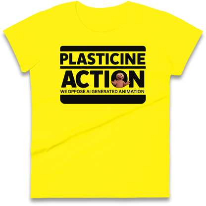 Ladies Plasticine Action T Shirts UK for Sale
