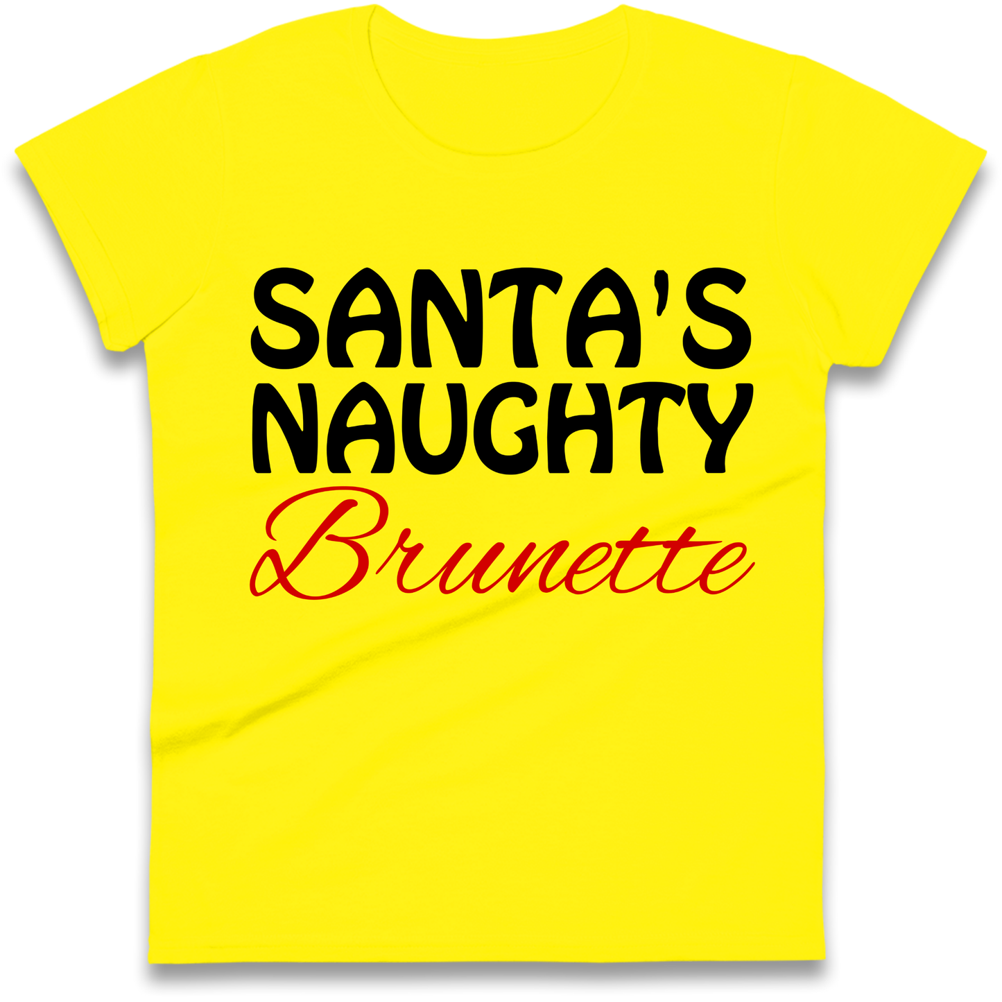 Naughty Brunette Ladies Shirt