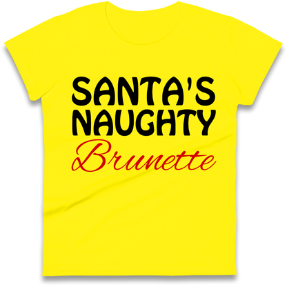 Naughty Brunette Ladies Shirt