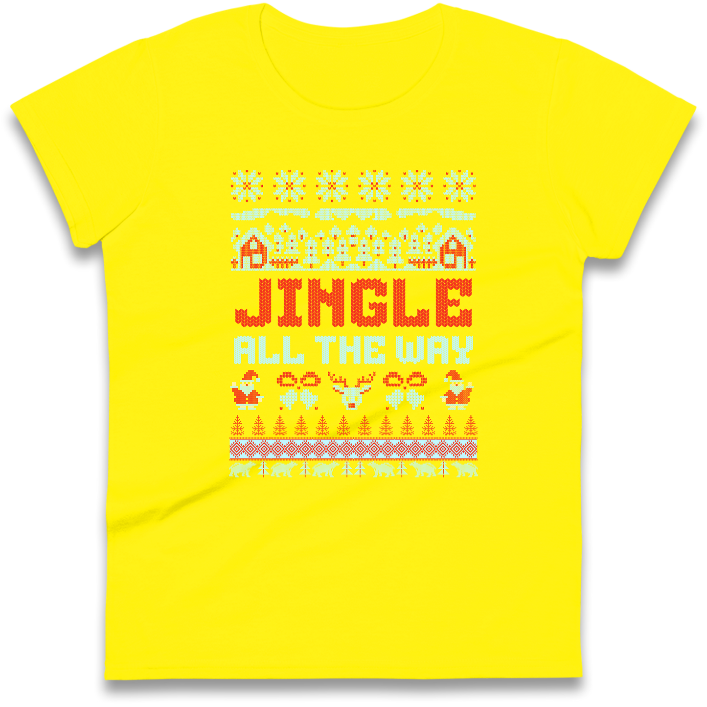 Jingle All The Way Christmas Ladies Shirt