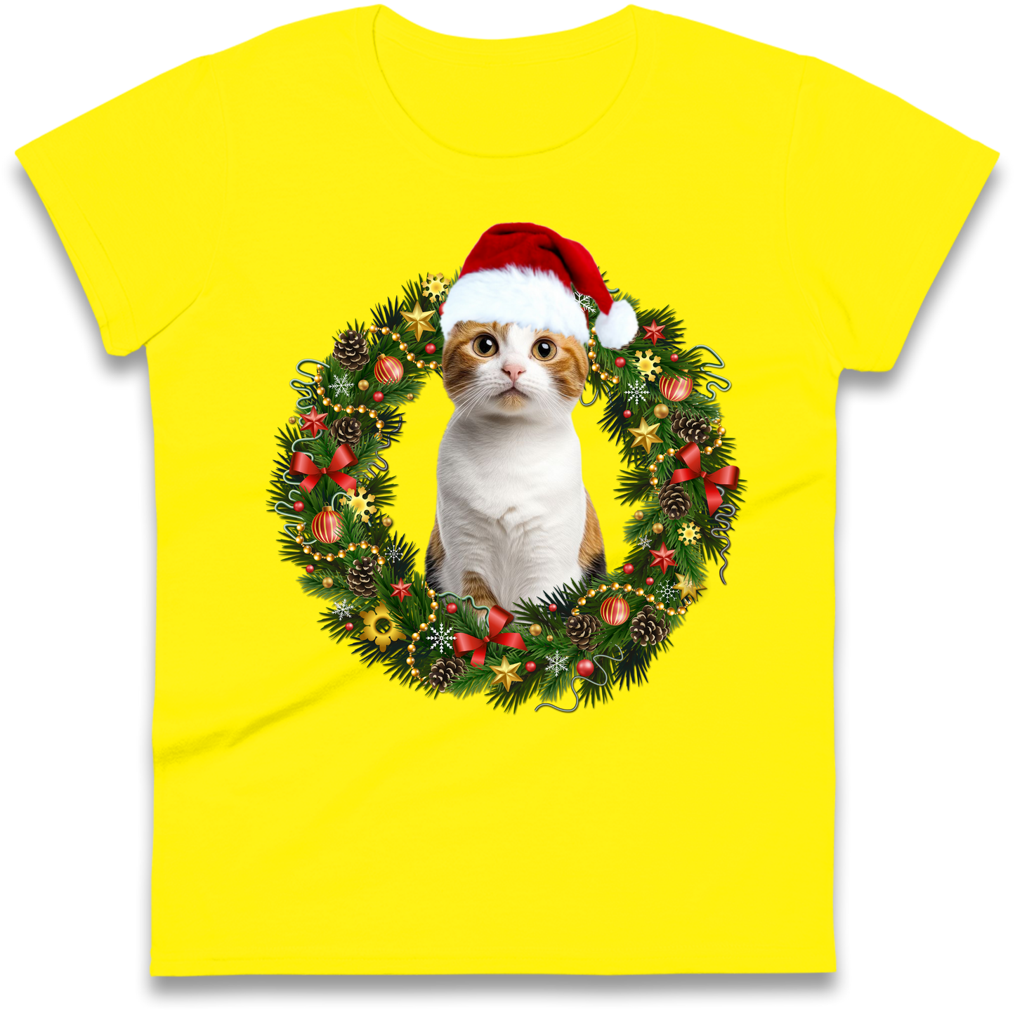 Cat Christmas Ladies Shirt