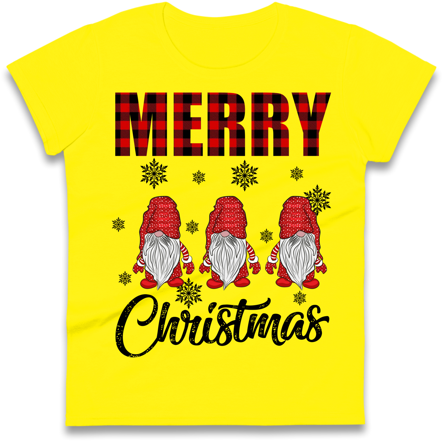 Merry Knomes Christmas Ladies Shirt