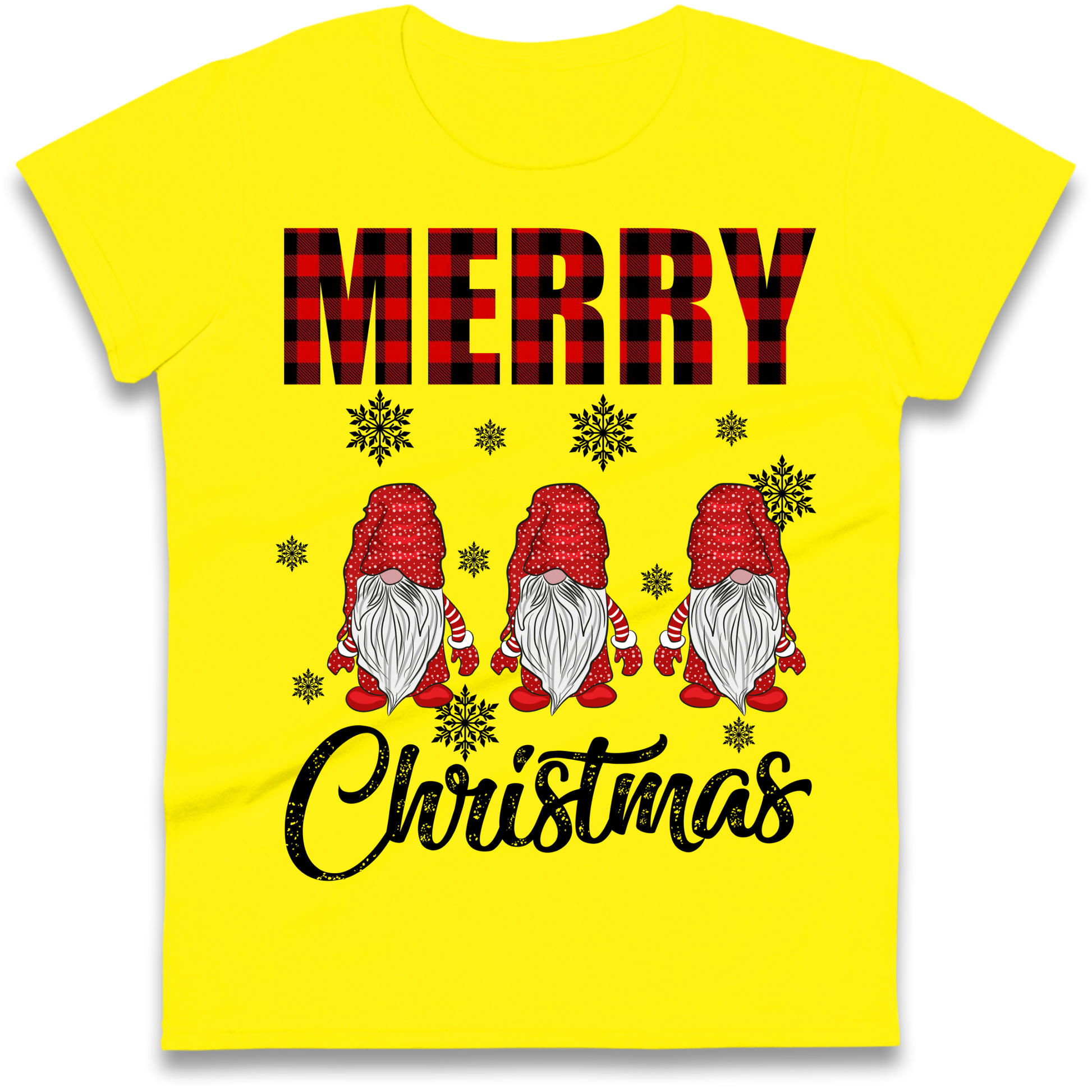 Merry Knomes Christmas Ladies Shirt