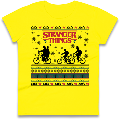 Stranger Things Christmas Ladies Shirt