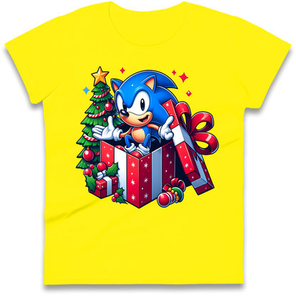 Sonic The Hedgehog Christmas Ladies Shirt