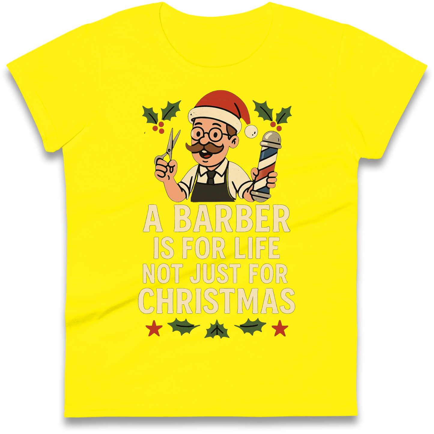 Barber Christmas Ladies Shirt