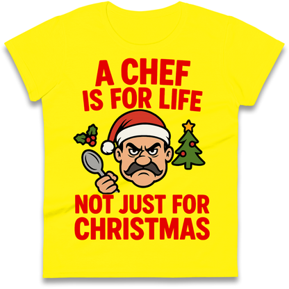 Chef Christmas Ladies Shirt