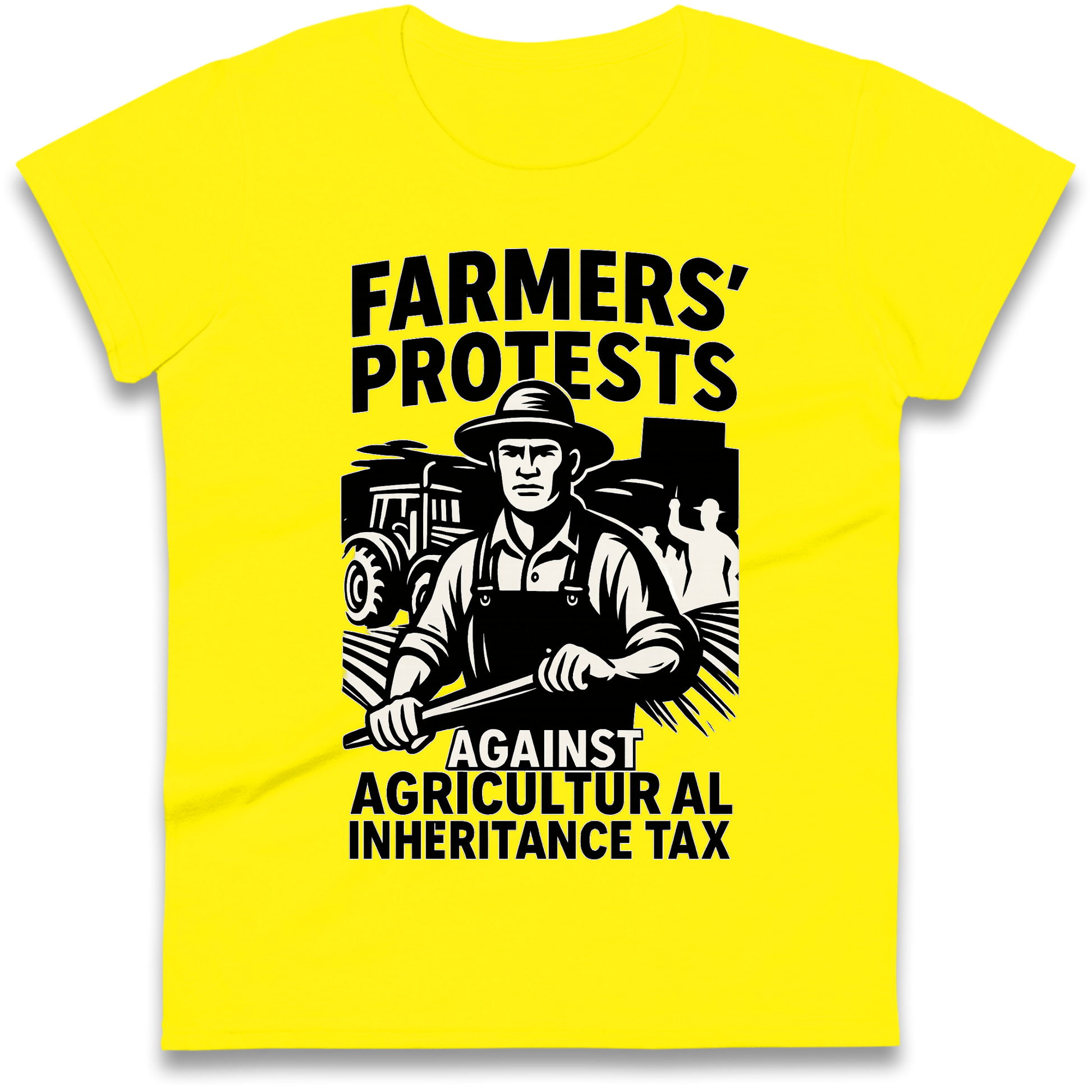 Farmers’ Protests Against Agricultural Inheritance Tax Ladies Shirt