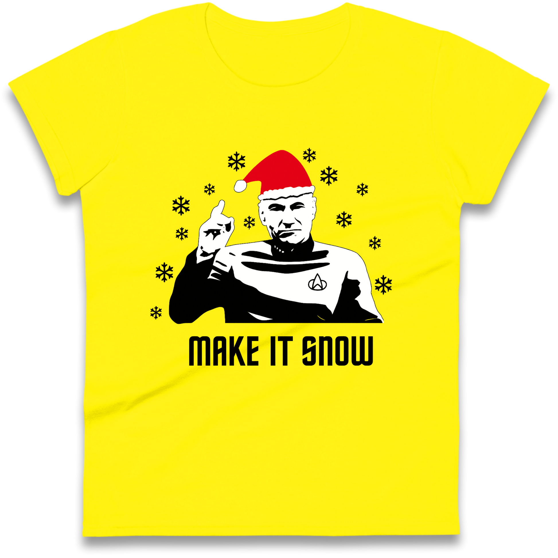 Make It Snow Ladies Shirt