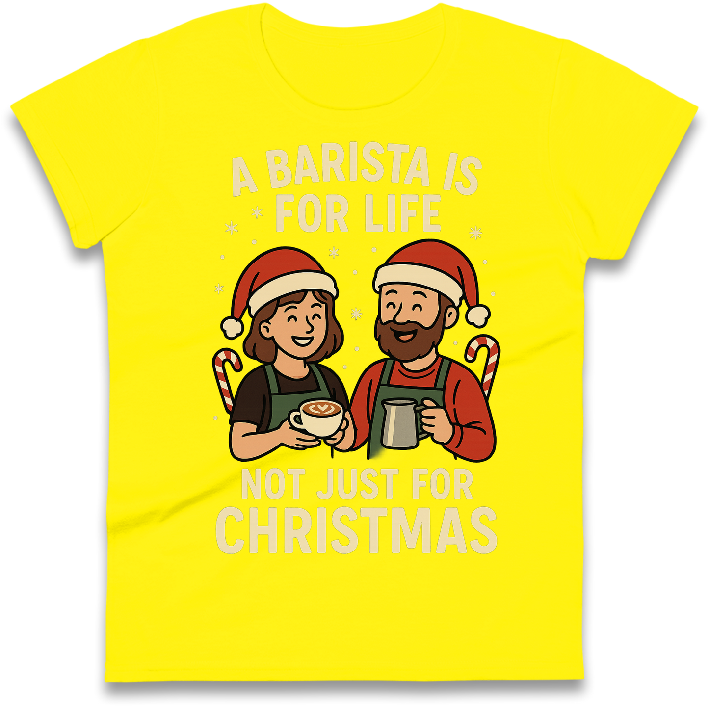 Barista Christmas Ladies Shirt