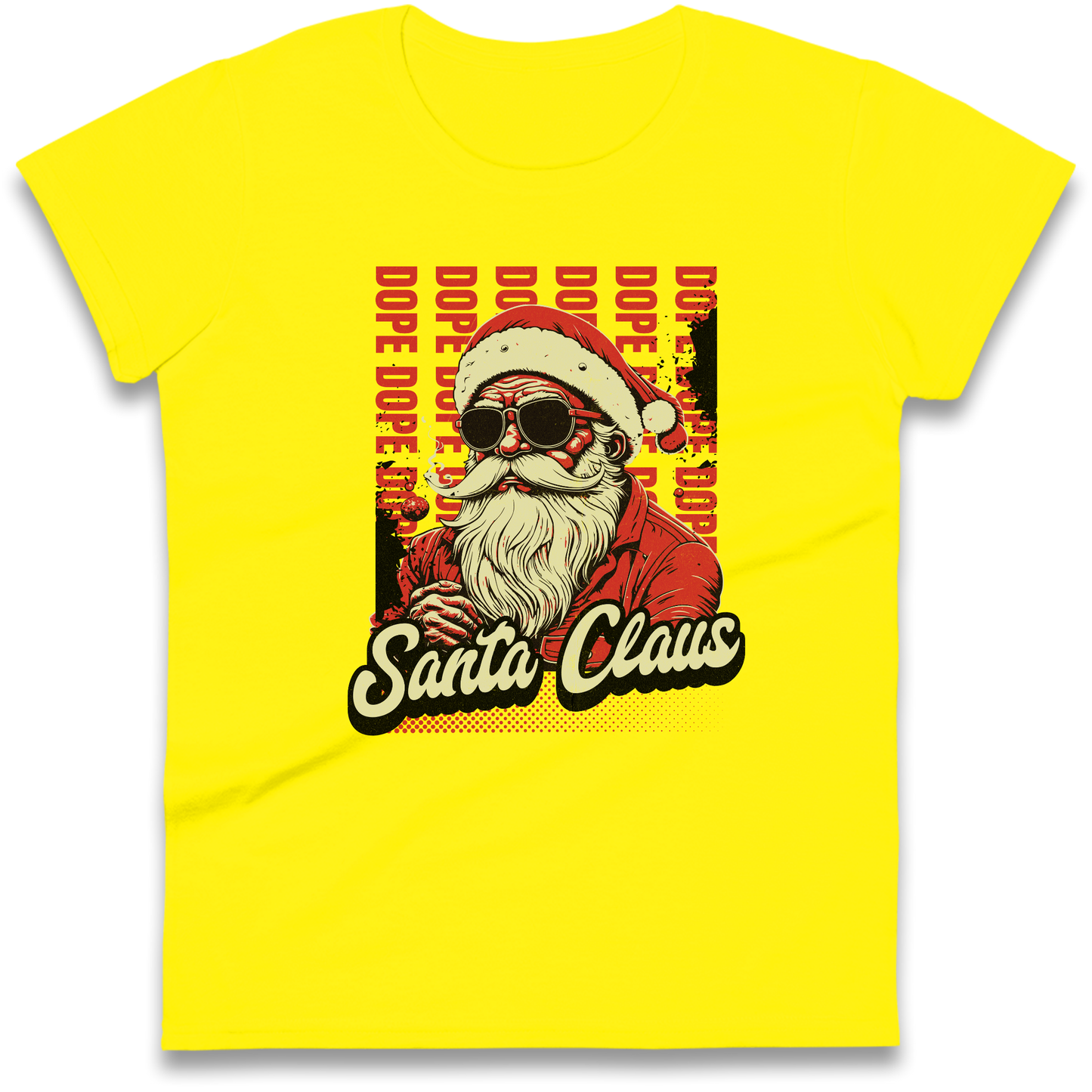 Dope Santa Claus Ladies Shirt