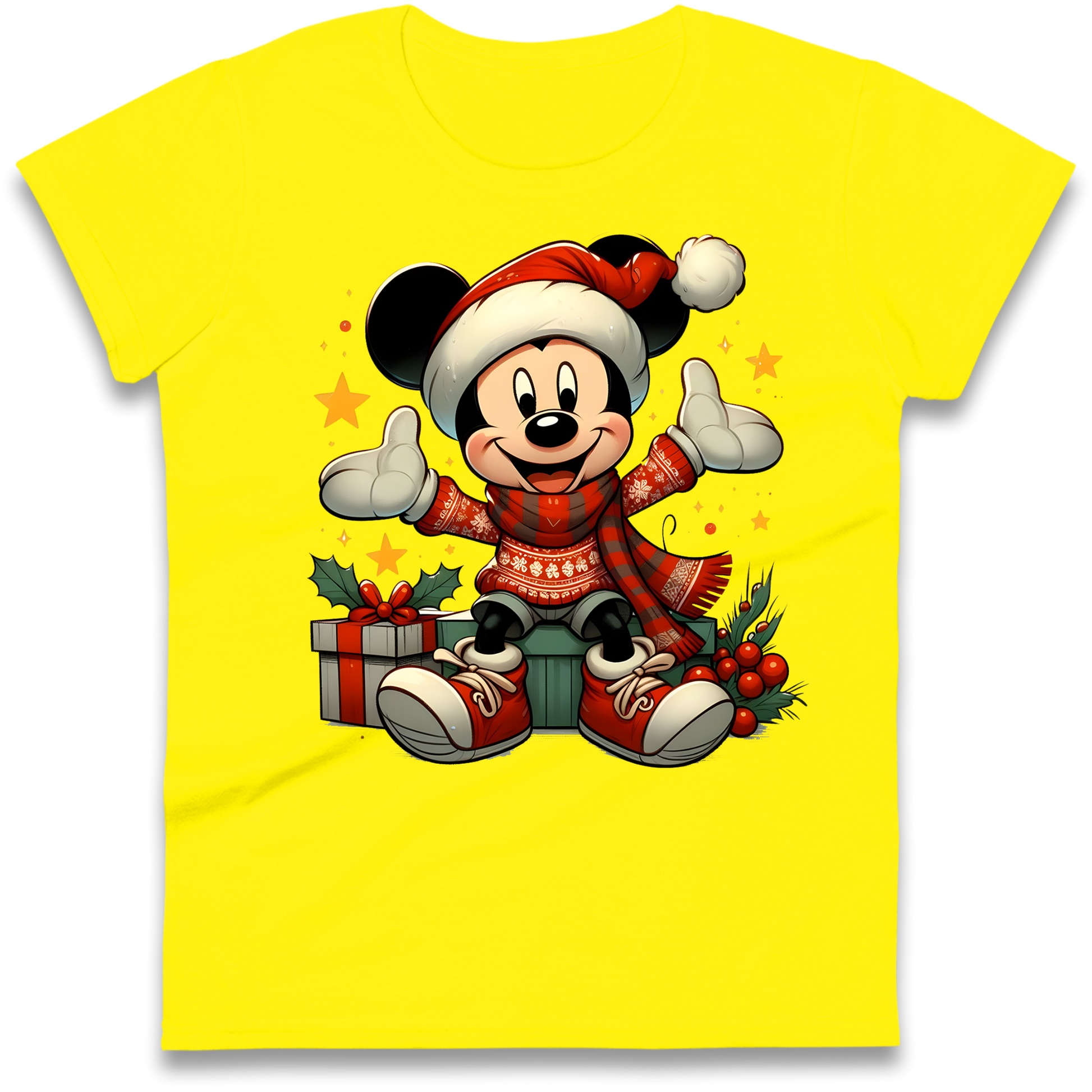 Micky Mouse Christmas Ladies Shirt