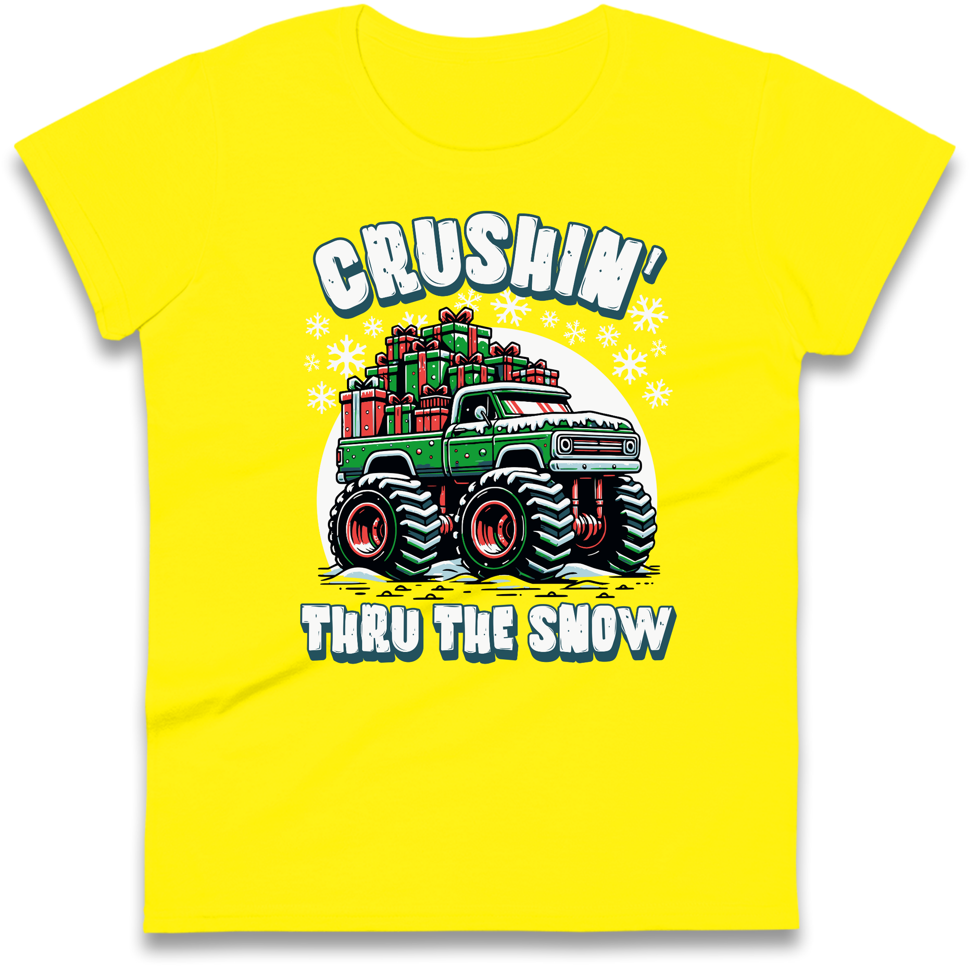Crushin Thru The Snow Ladies Shirt