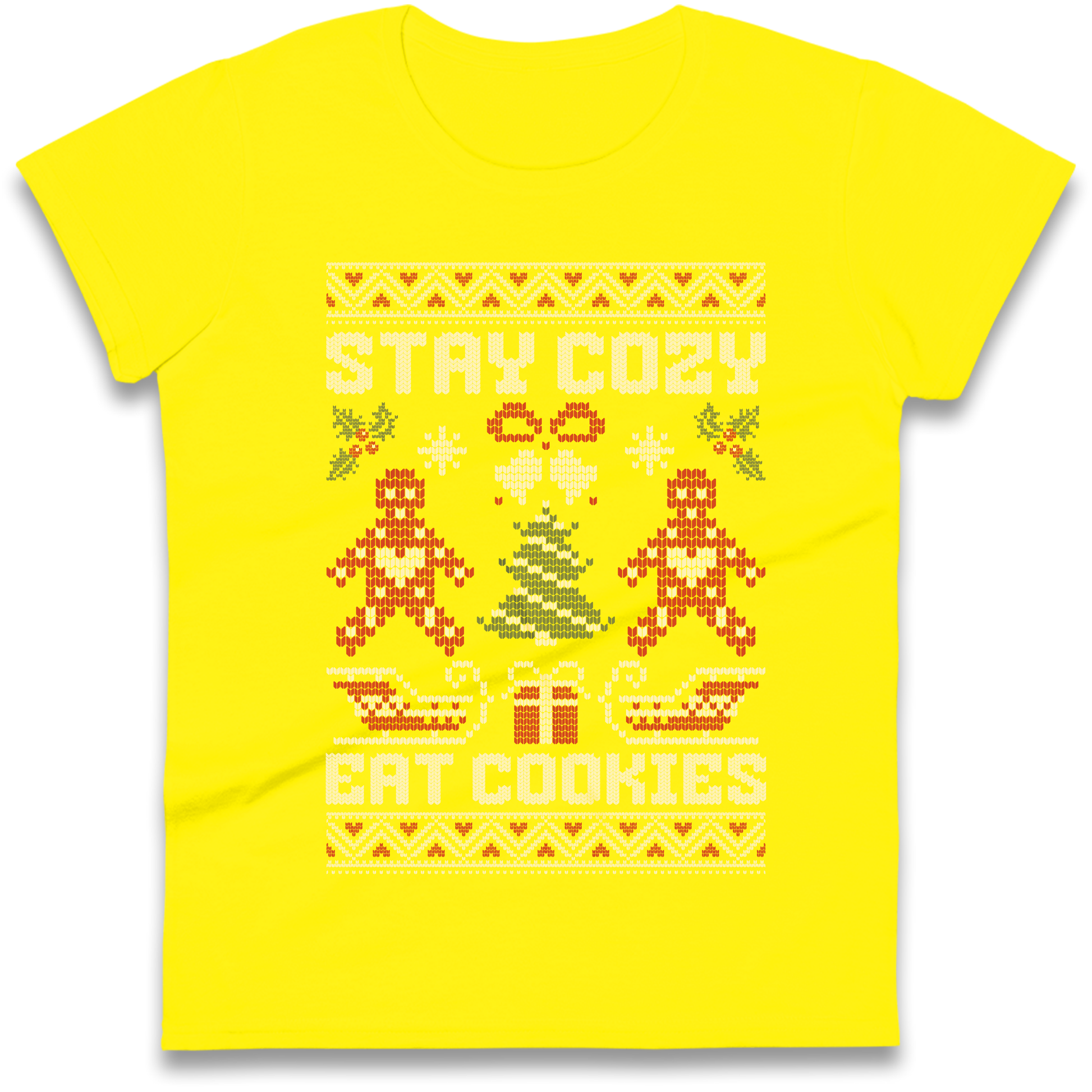 Stay Cozy Eat Cookies Christmas Ladies Shirt