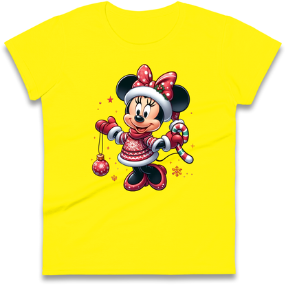 Mini Mouse Christmas Ladies Shirt