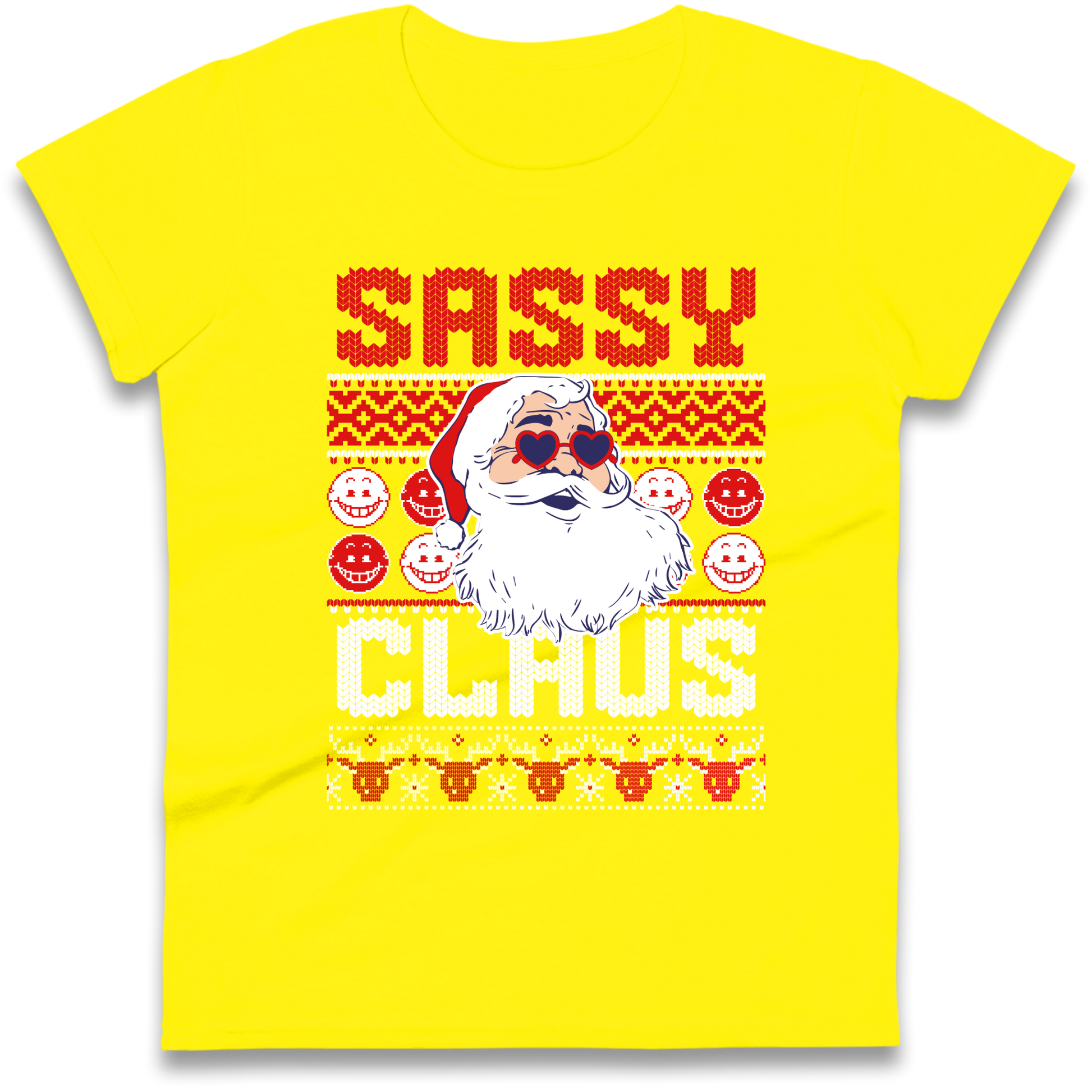 Sassy Claus Santa Christmas Ladies Shirt