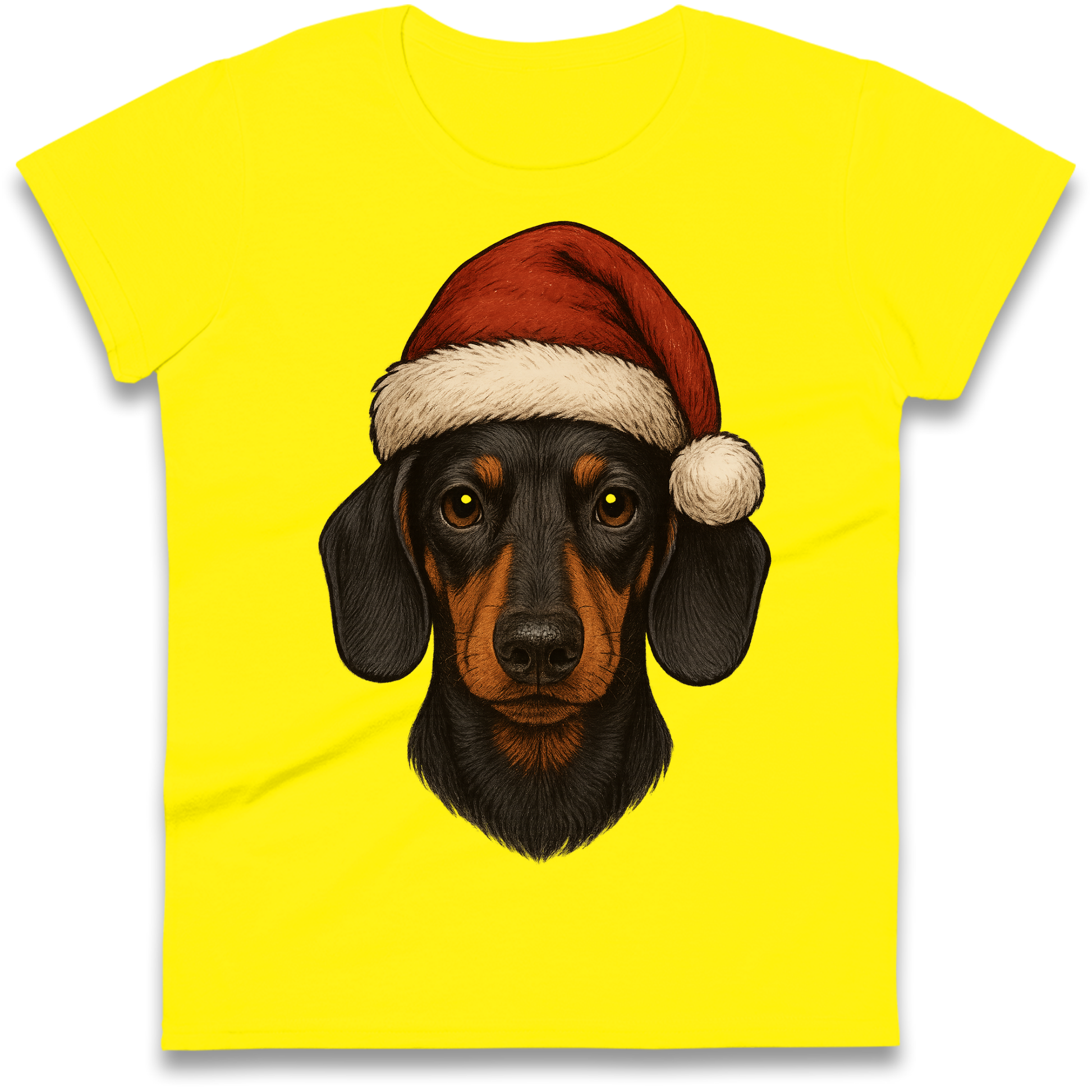 Sausage Dog Christmas Ladies Shirt