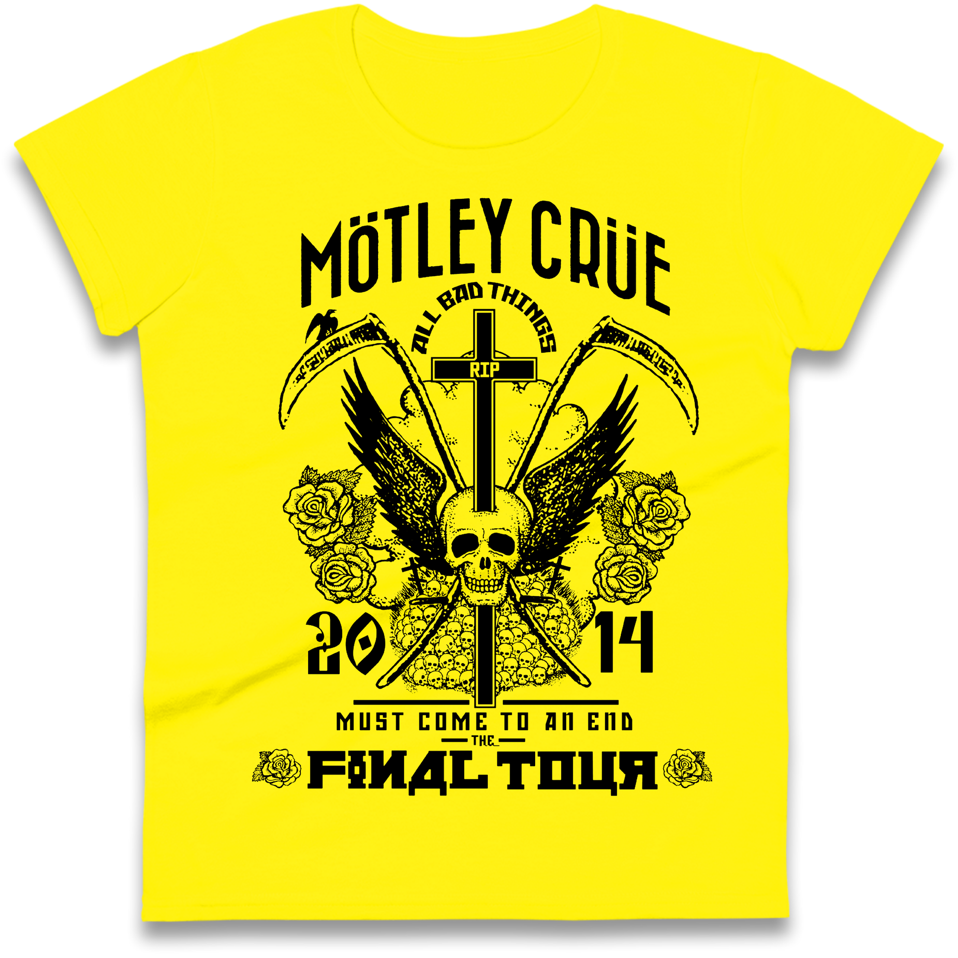 Motley Crue All Bad Things Ladies Shirt