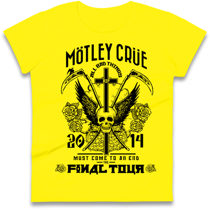 Motley Crue All Bad Things Ladies Shirt