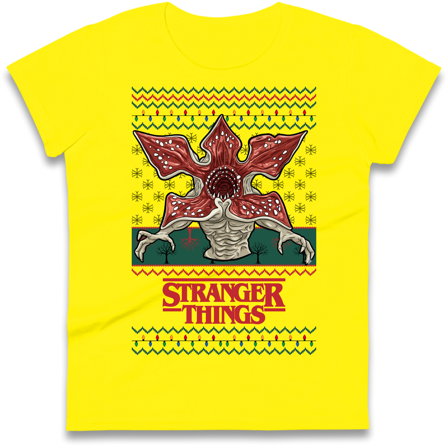 Demogorgon Christmas Ladies Shirt