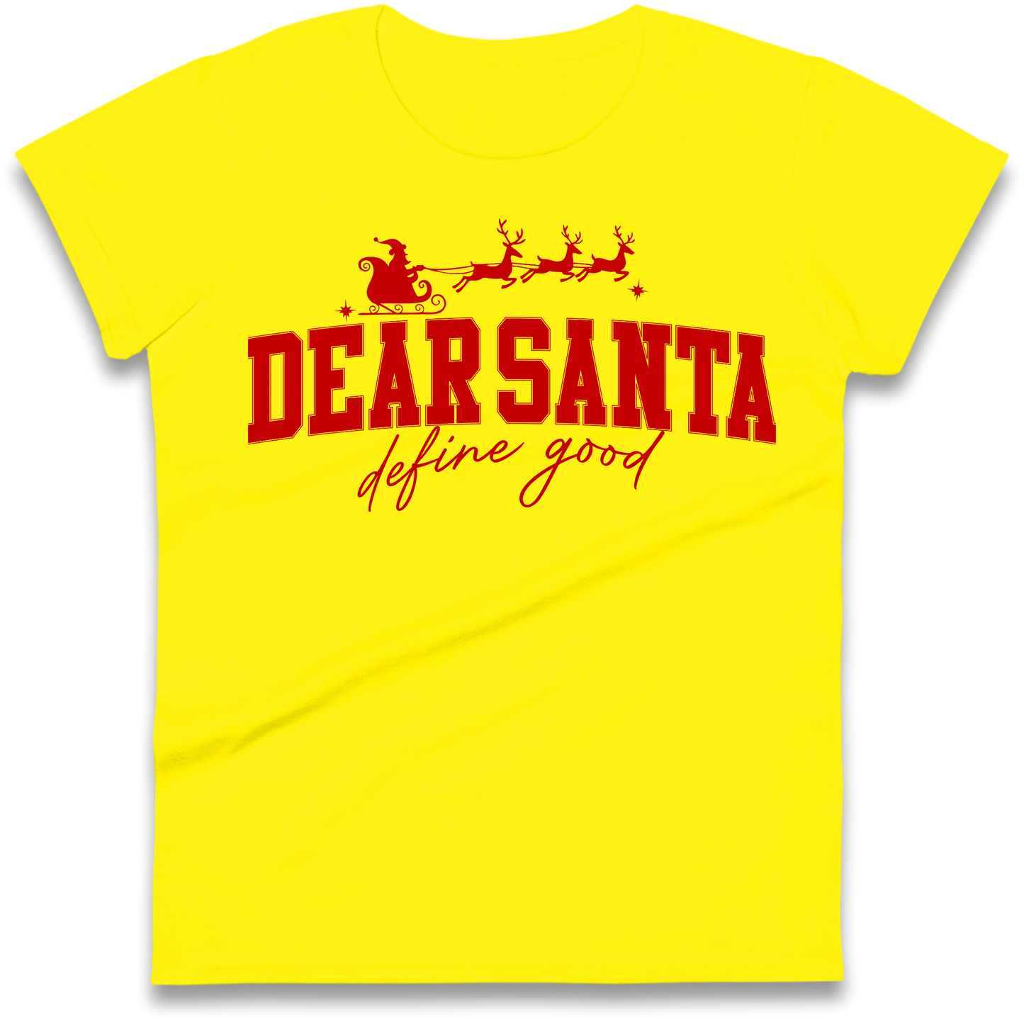 Dear Santa Christmas Ladies Shirt
