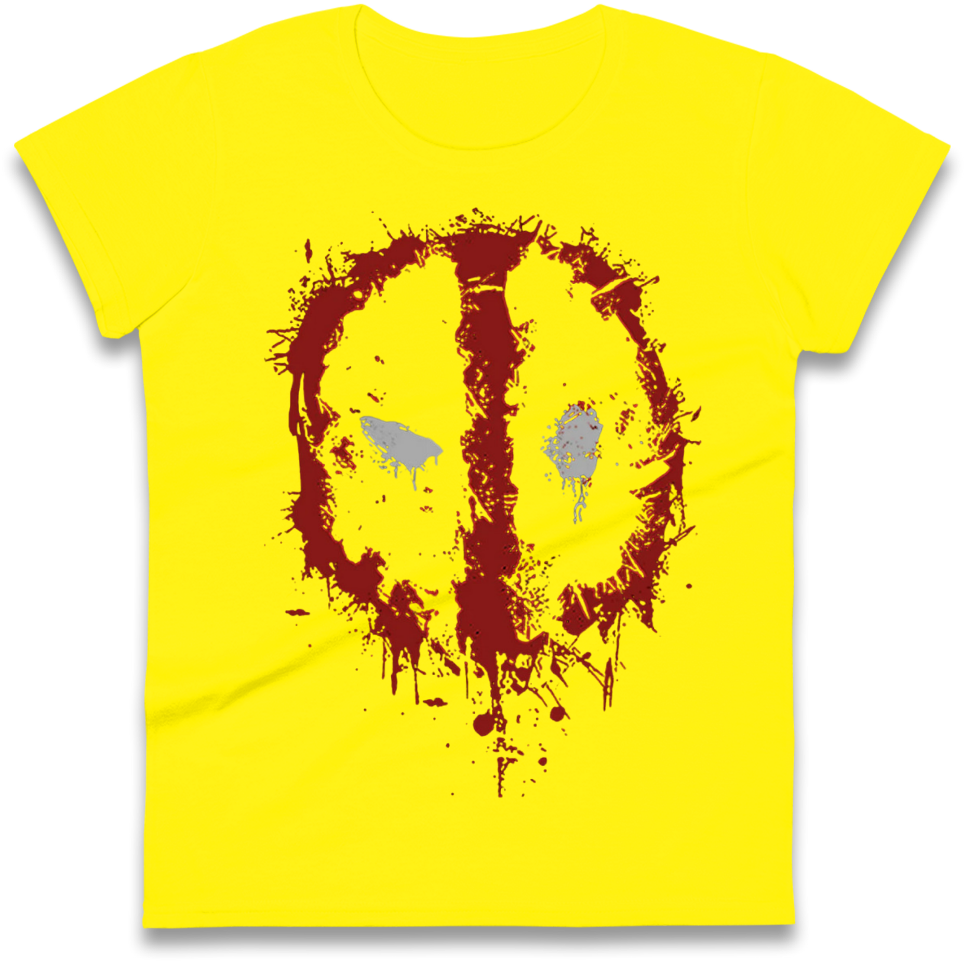 Marvel Deadpool Splatter Icon Ladies Shirt