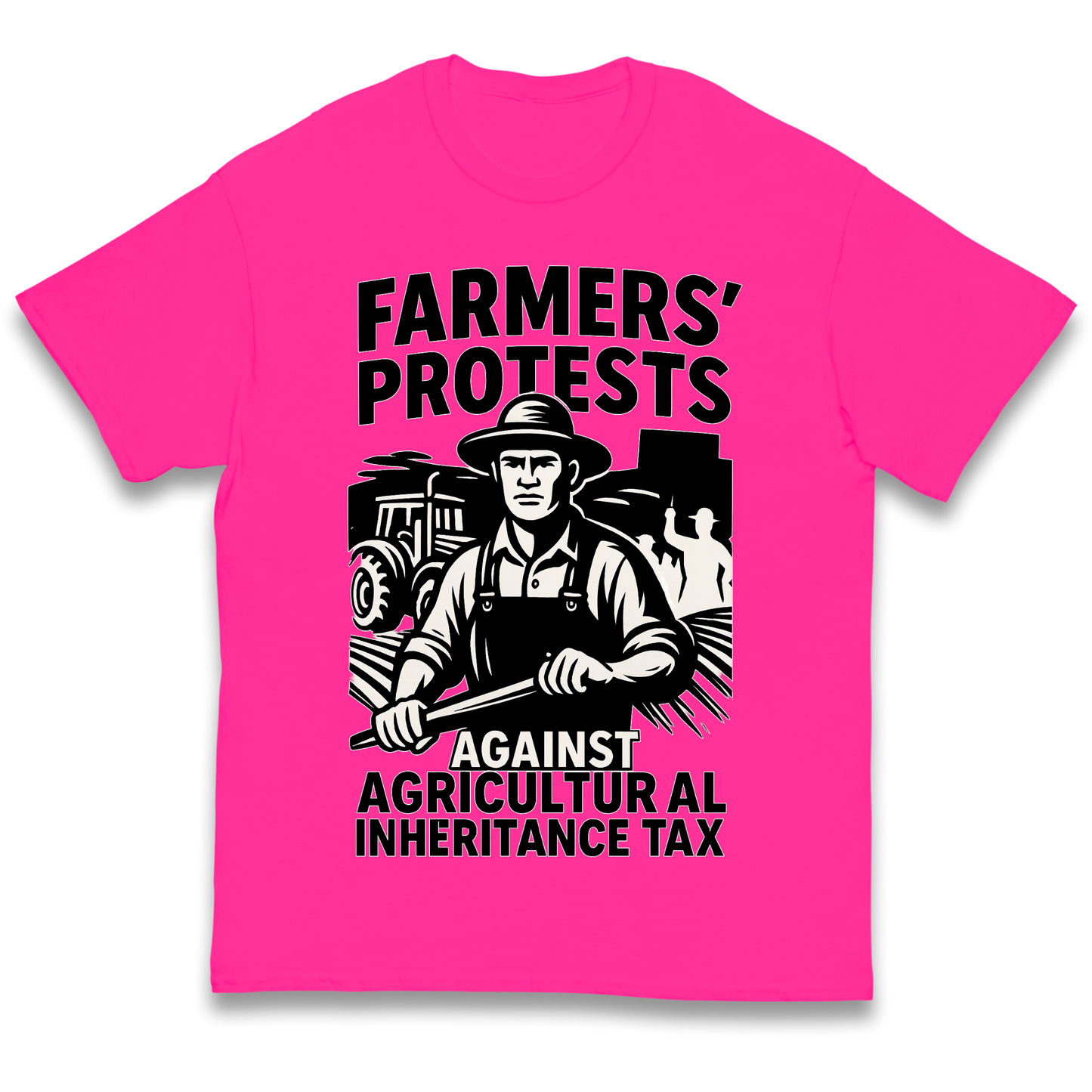 Farmers’ Protests Against Agricultural Inheritance Tax kids t shirt