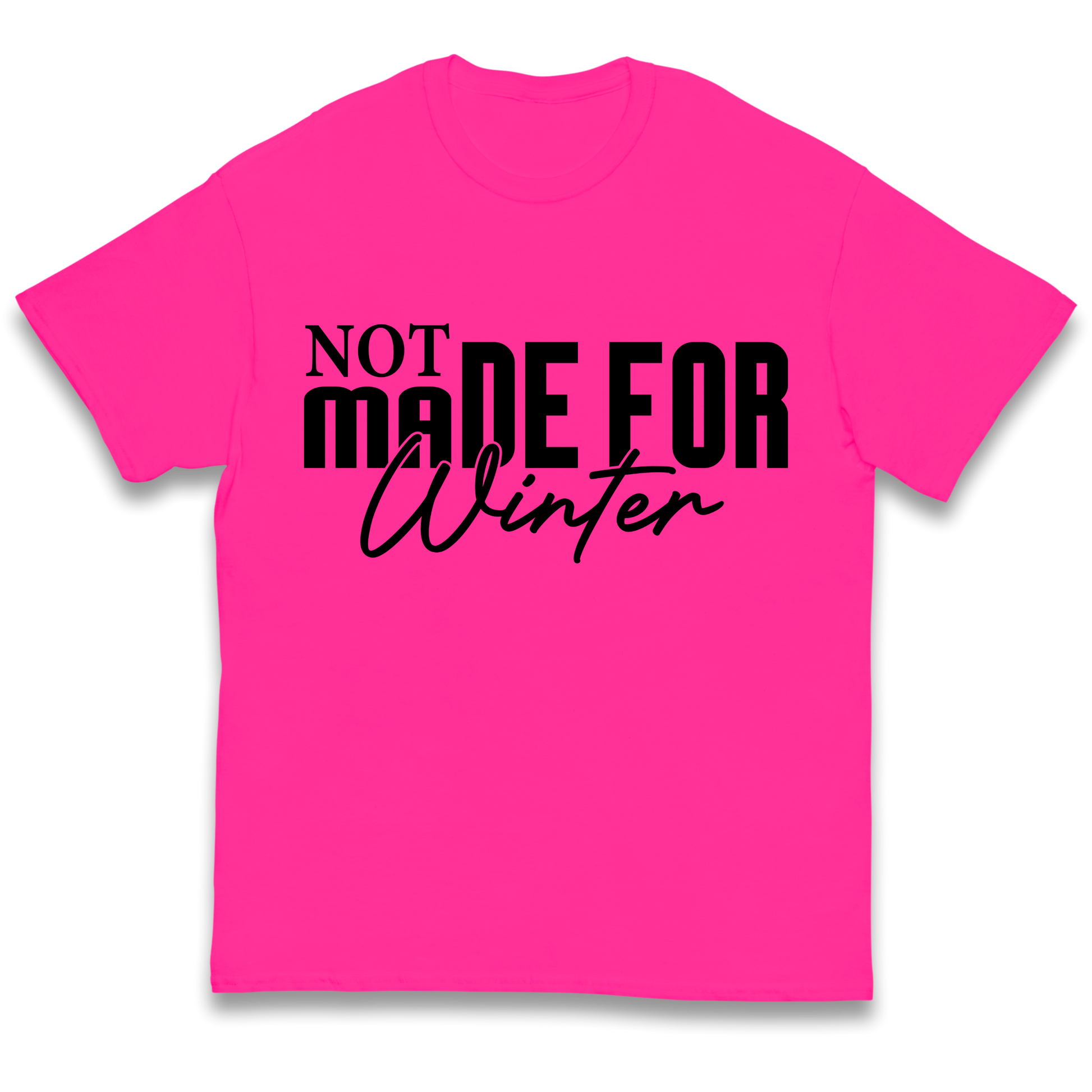 Not Made For Winter Christmas kids t shirt