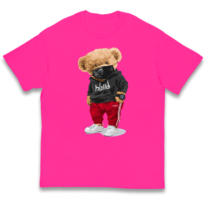 Teddy Bear Hello Streetwear kids t shirt