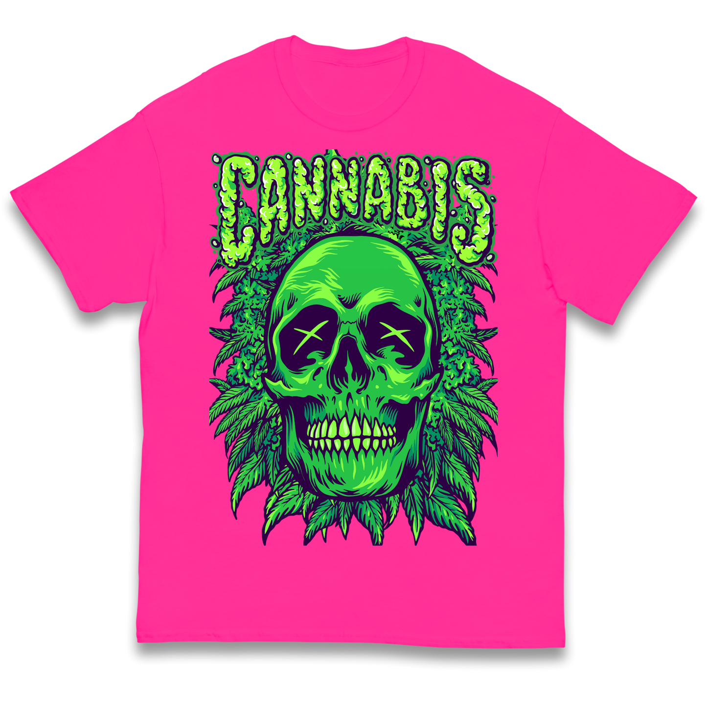 Cannabis Skull kids t shirt