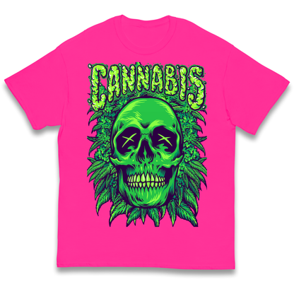Cannabis Skull kids t shirt