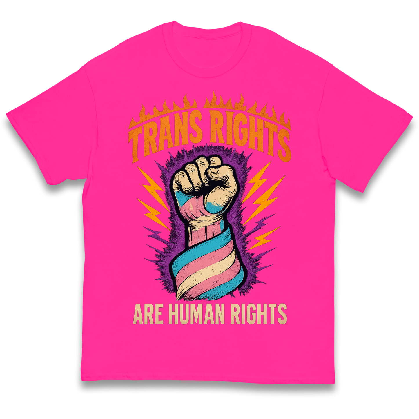 Trans Rights Are Human Rights kids t shirt