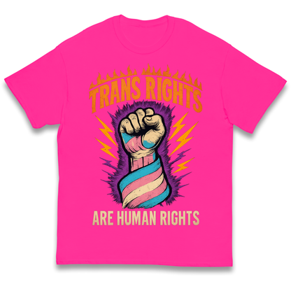 Trans Rights Are Human Rights kids t shirt