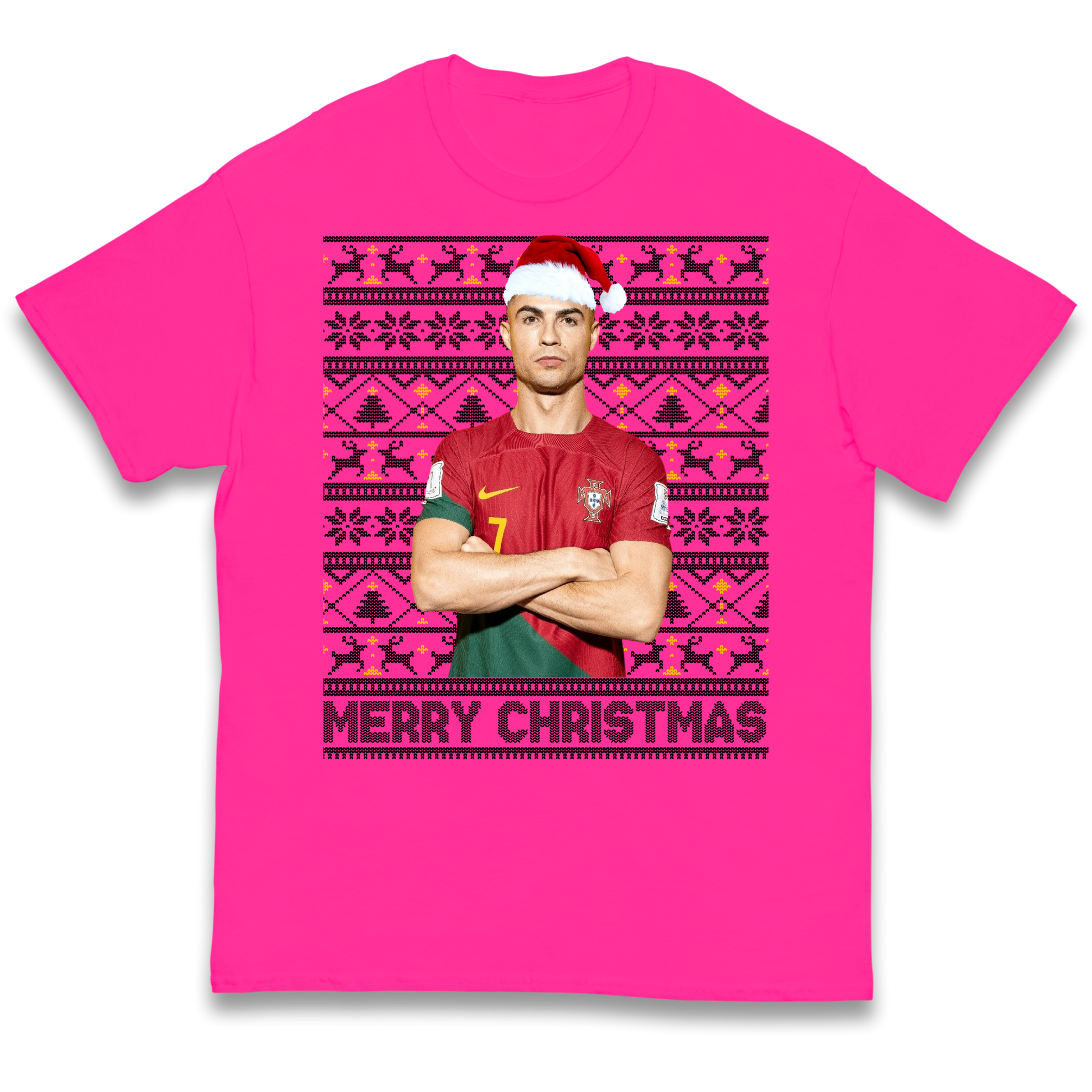 Merry Christmas Ronaldo kids t shirt