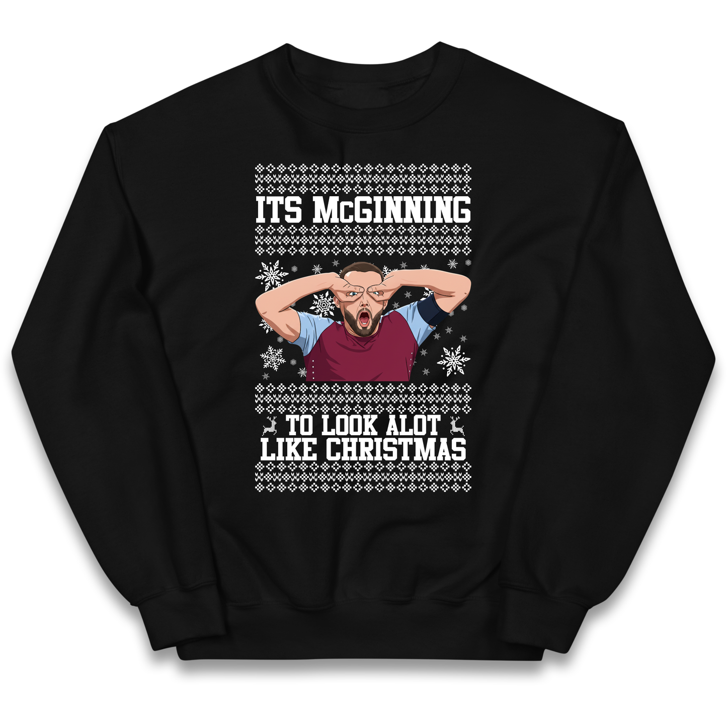John McGinn Christmas Kids Jumper