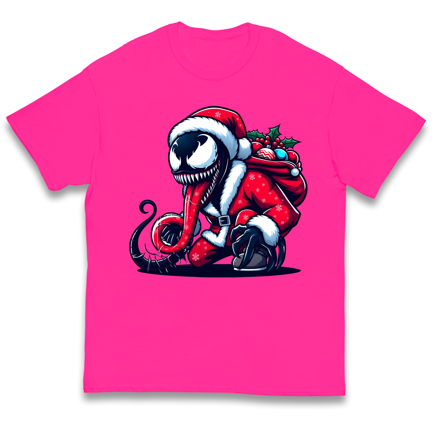 Venom Santa kids t shirt