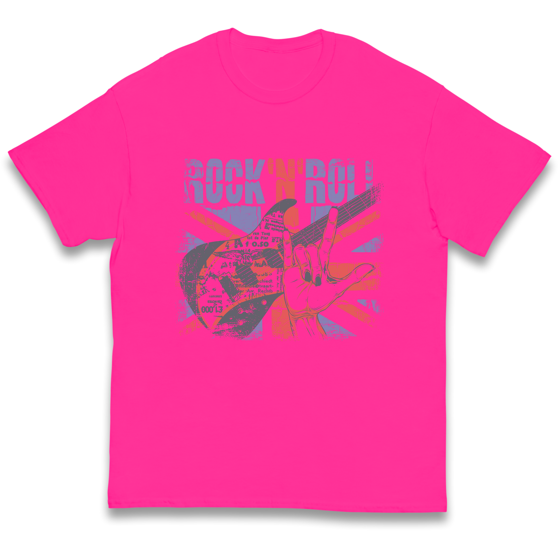 Rock N Roll Union Jack kids t shirt