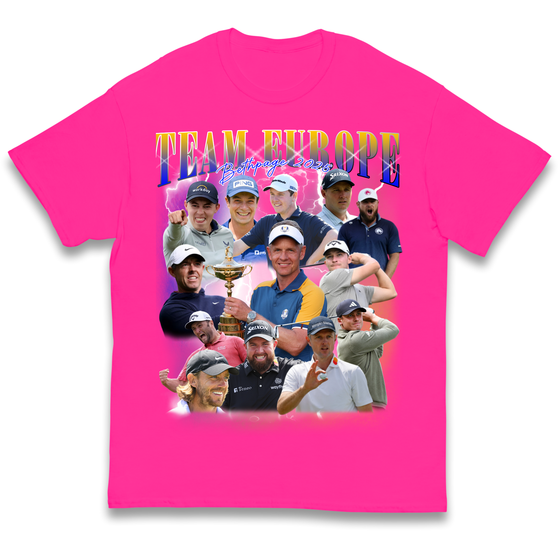 Ryder Cup 2025 Team Europe kids t shirt