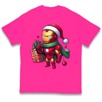 Ironman Santa kids t shirt