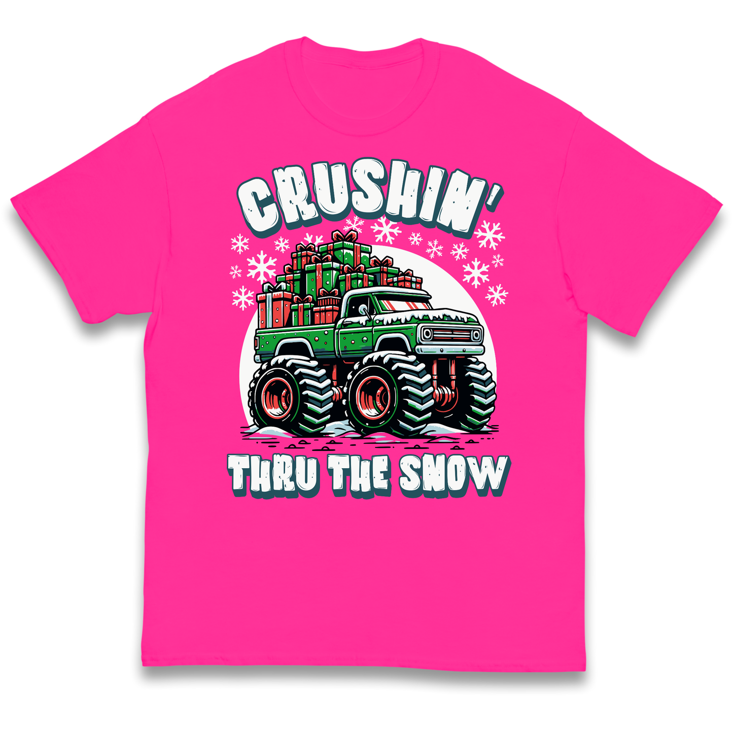 Crushin Thru The Snow kids t shirt