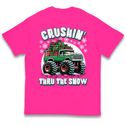 Crushin Thru The Snow kids t shirt