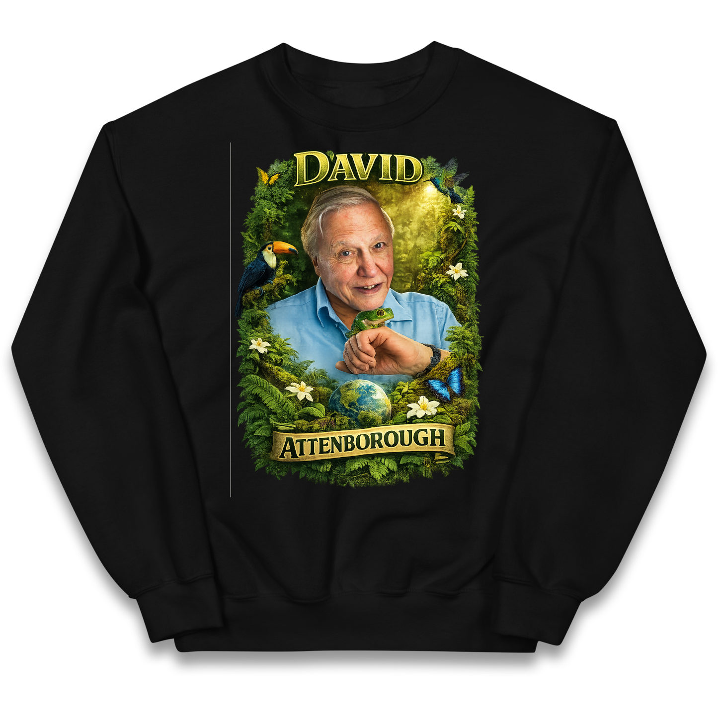 David Attenborough Kids Sweatshirt