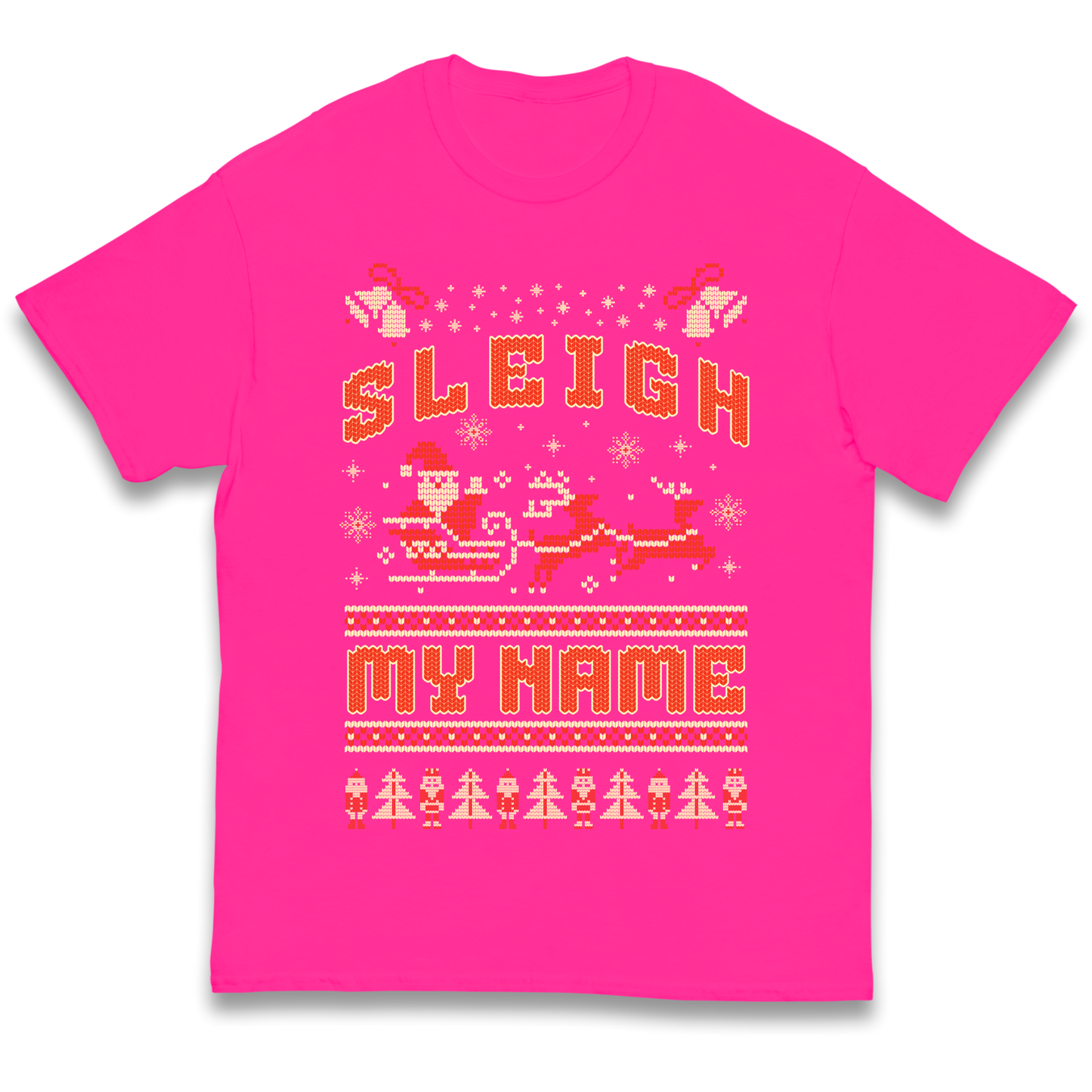 Sleigh My Name Christmas kids t shirt