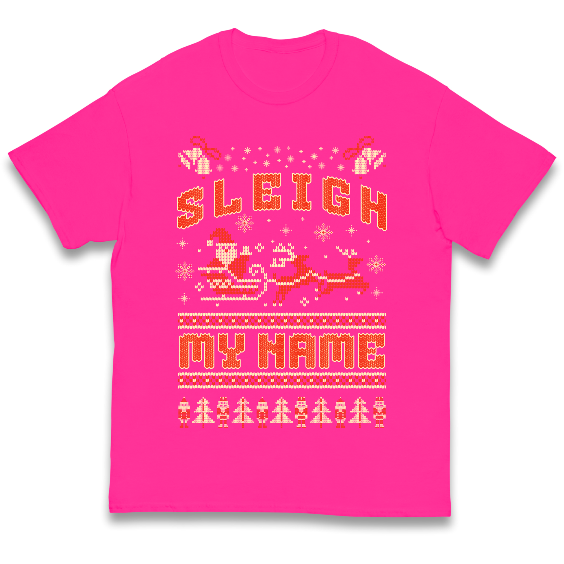 Sleigh My Name Christmas kids t shirt