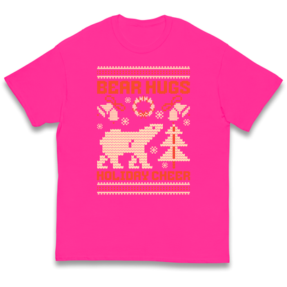 Bear Hugs Holiday Cheer kids t shirt