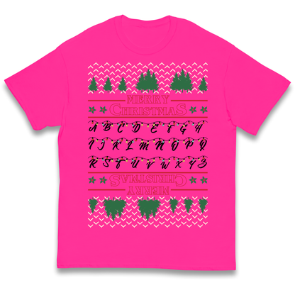 stranger things christmas jumper Kids T Shirt