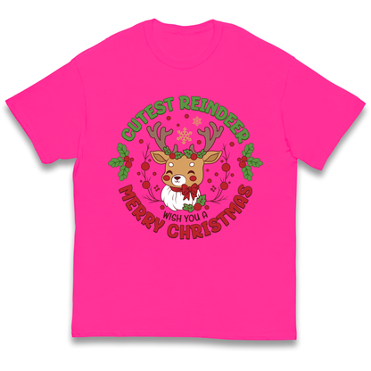 Cutest Reindeer kids t shirt